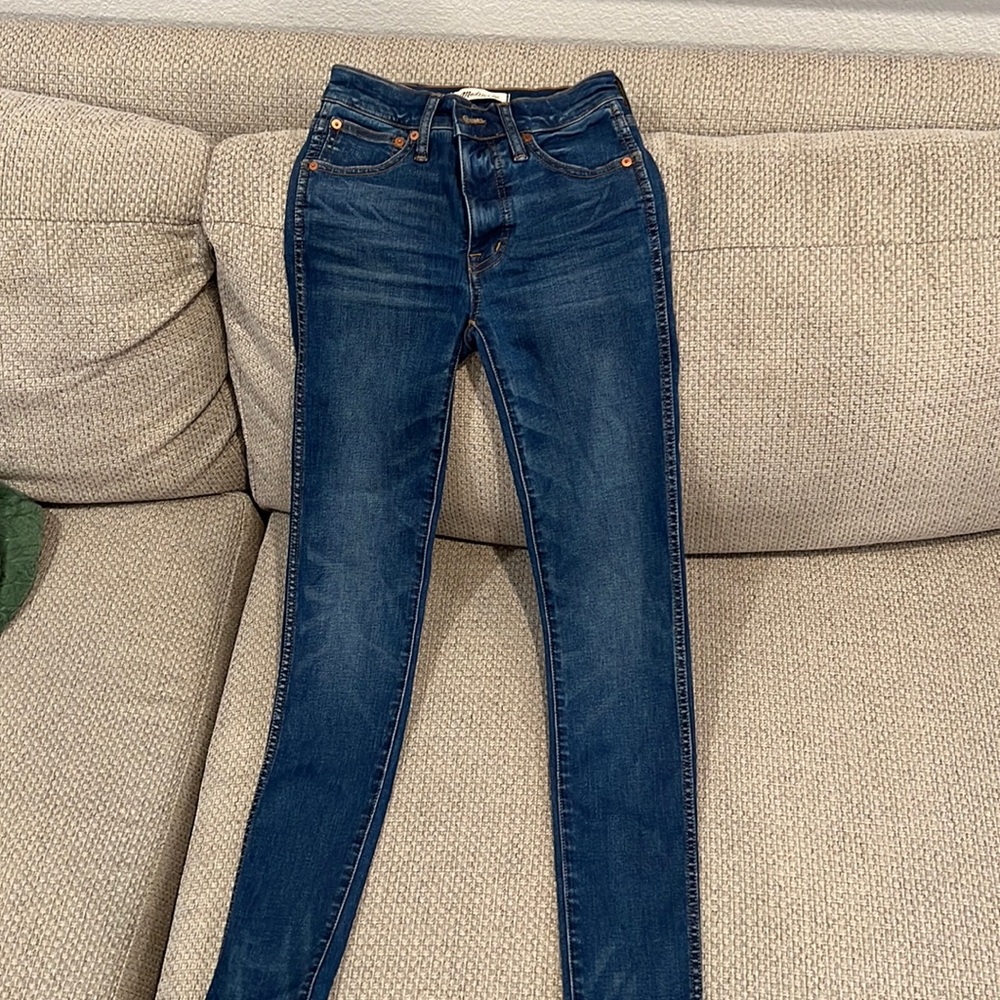 Madewell high rise skinny jeans